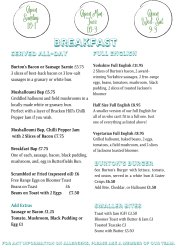 New Menu Design